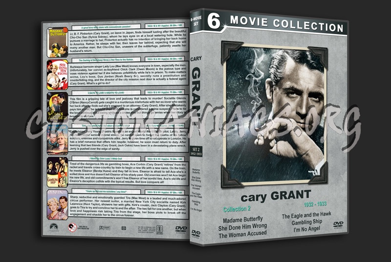 Cary Grant Film Collection - Set 2 (1932-1933) dvd cover