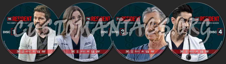 The Resident - Season 4 dvd label