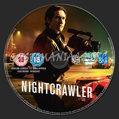 Nightcrawler blu-ray label