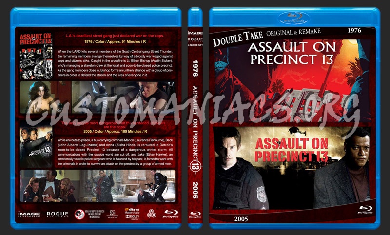 Assault on Precinct 13 Double Feature blu-ray cover