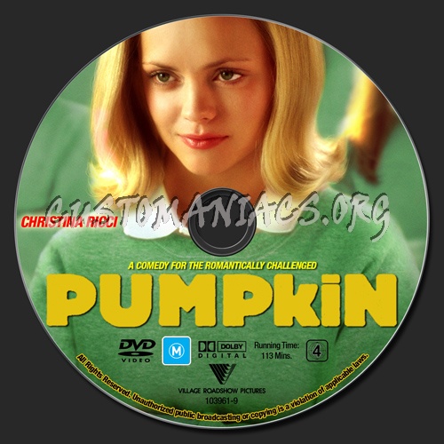 Pumpkin dvd label
