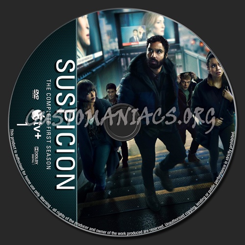 Suspicion Season 1 dvd label