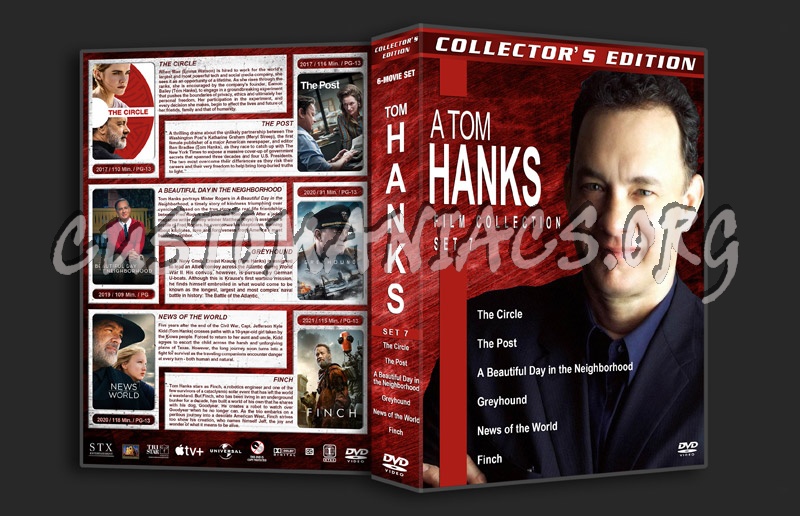 Tom Hanks Film Collection - Set 7 dvd cover