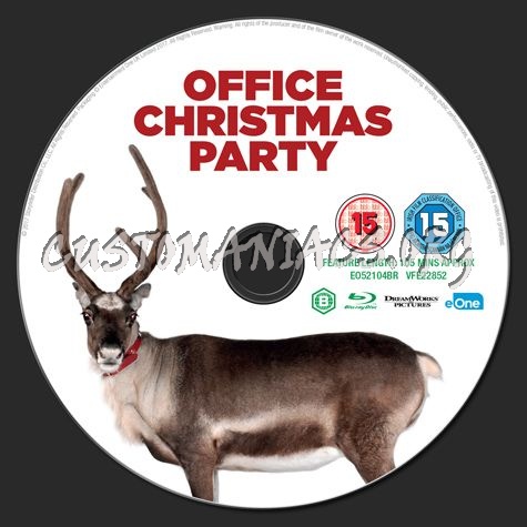 Office Christmas Party blu-ray label