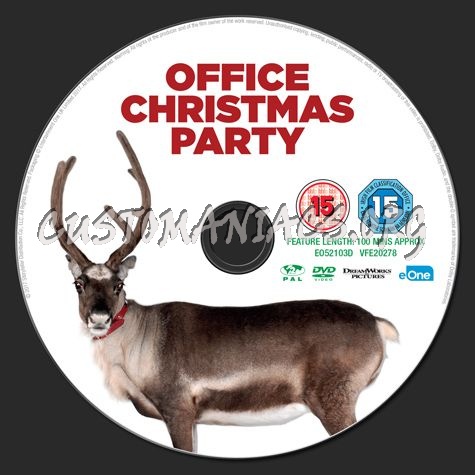 Office Christmas Party dvd label