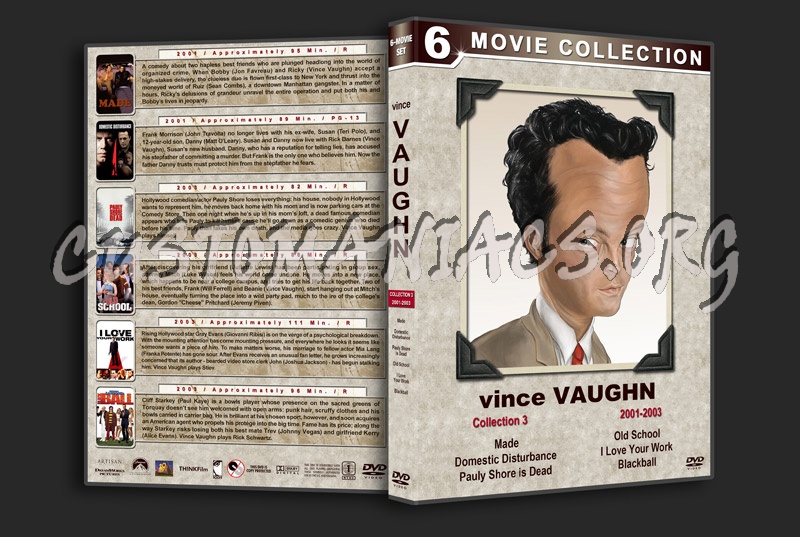 Vince Vaughn Filmography - Set 3 (2001-2003) dvd cover