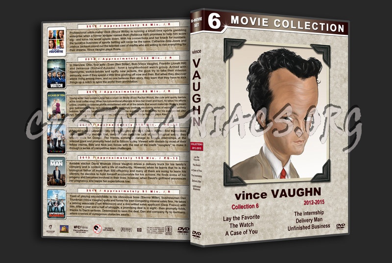 Vince Vaughn Filmography - Set 6 (2012-2015) dvd cover