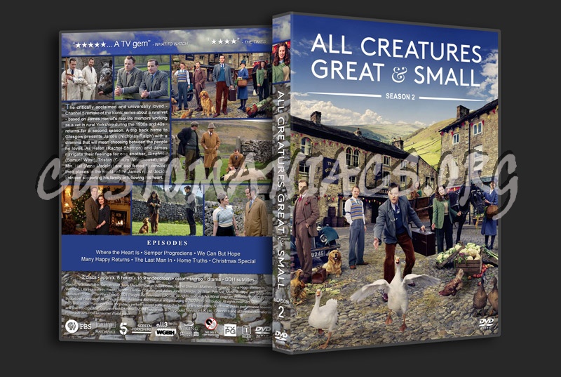 All Creatures Great & Small - Season 2 dvd cover