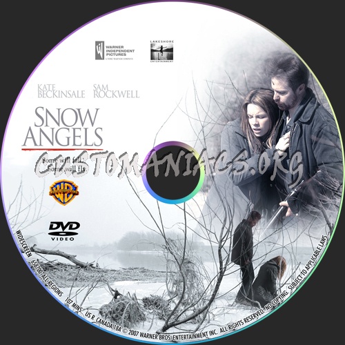 Snow Angels dvd label