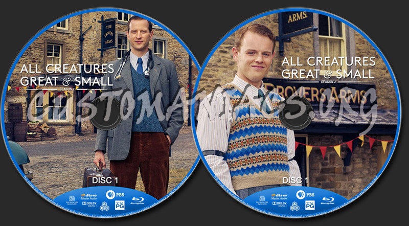 All Creatures Great & Small - Season 2 blu-ray label