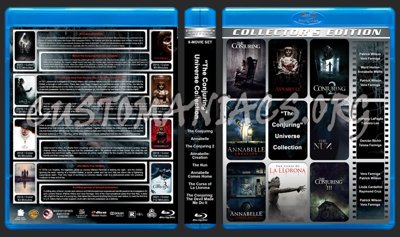 The Conjuring Universe Collection blu-ray cover