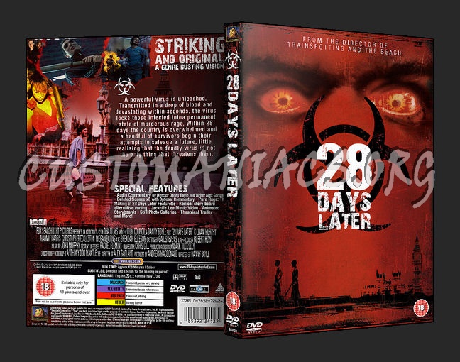 28 Days Later dvd cover