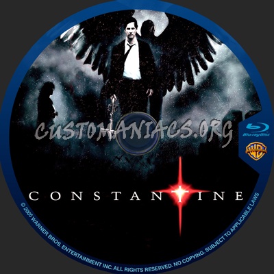 Constantine blu-ray label