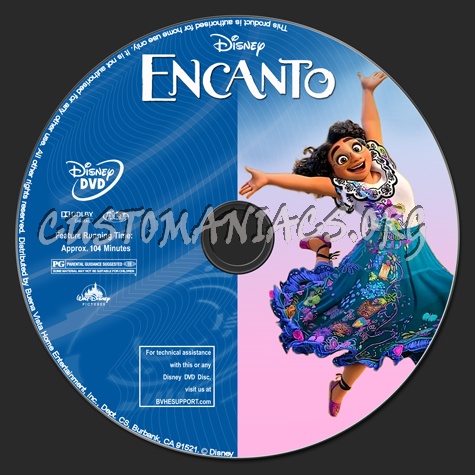 Encanto dvd label