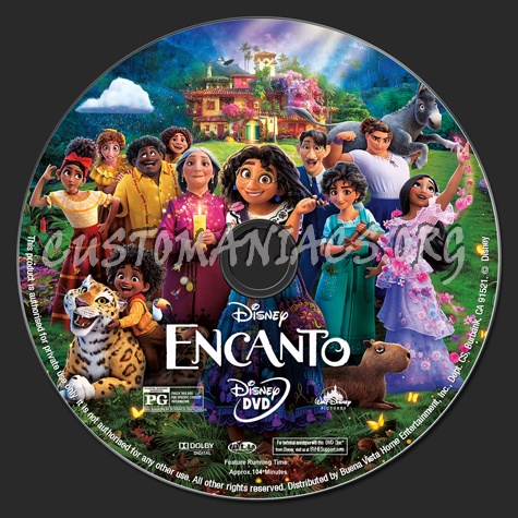 Encanto dvd label