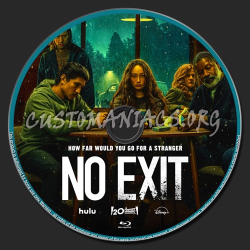 No Exit blu-ray label