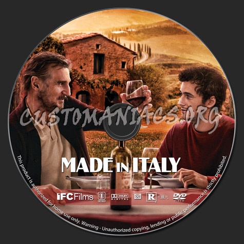 Made in Italy dvd label