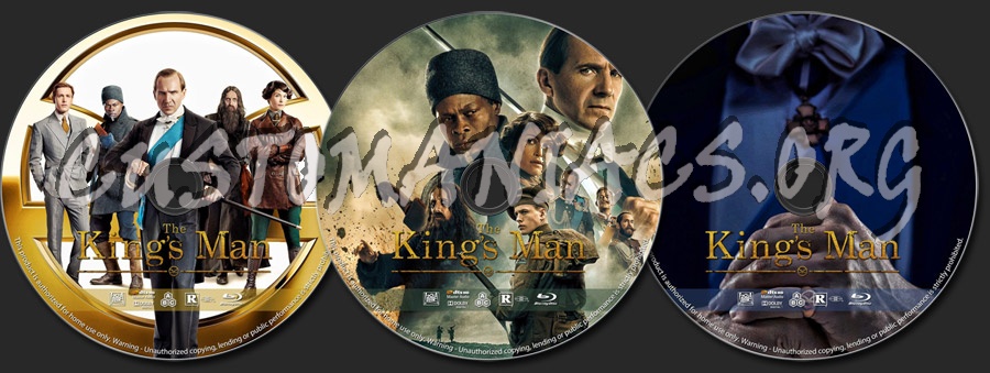 The Kings Man blu-ray label