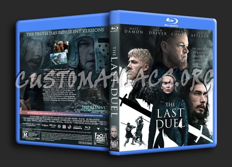 The Last Duel (2021) dvd cover