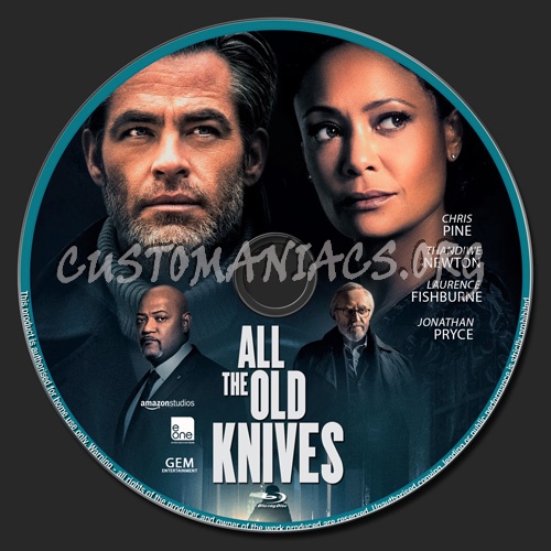 All The Old Knives blu-ray label