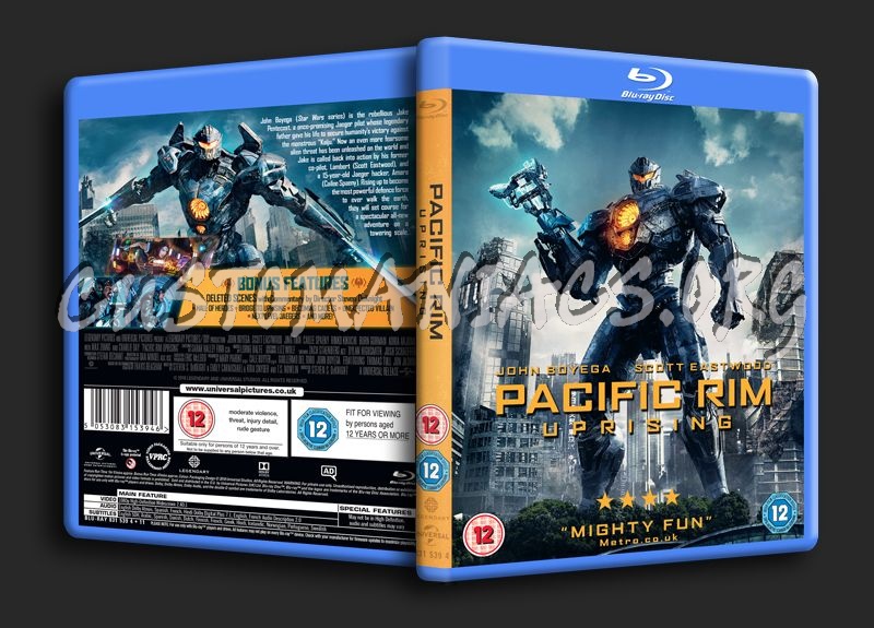 Pacific Rim Uprising blu-ray cover