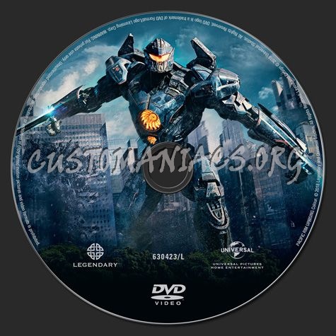 Pacific Rim Uprising dvd label