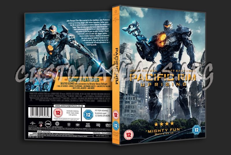 Pacific Rim Uprising dvd cover