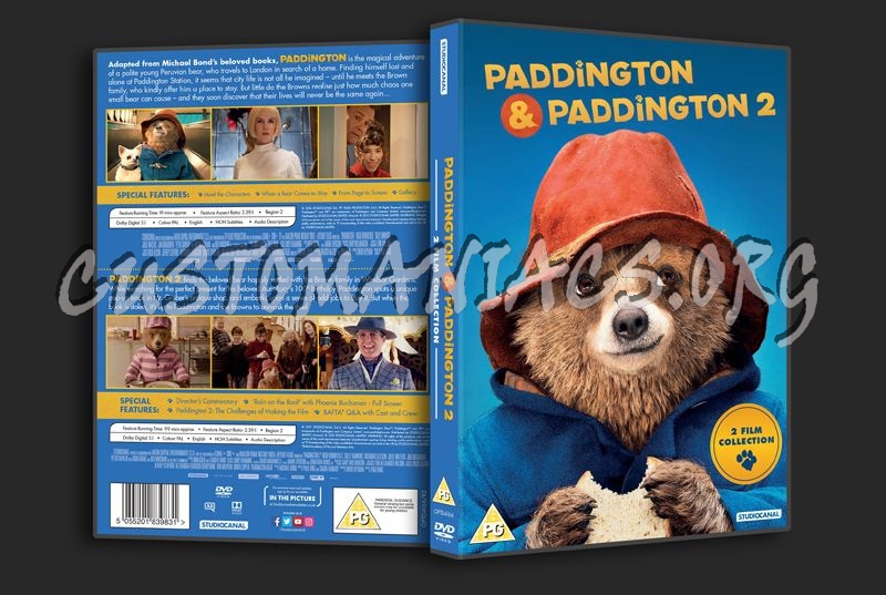 Paddington & Paddington 2 dvd cover