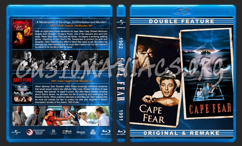 Cape Fear Double Feature blu-ray cover