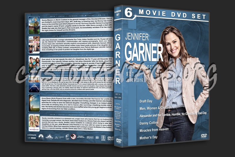 Jennifer Garner Filmography - Set 5 (2014-2016) dvd cover