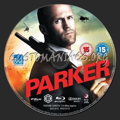 Parker blu-ray label