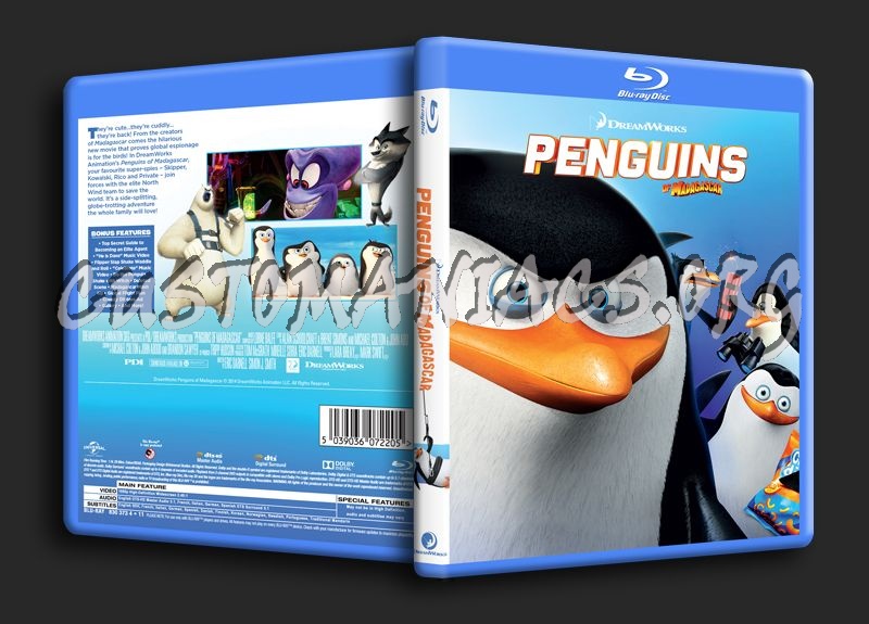 Penguins of Madagascar blu-ray cover