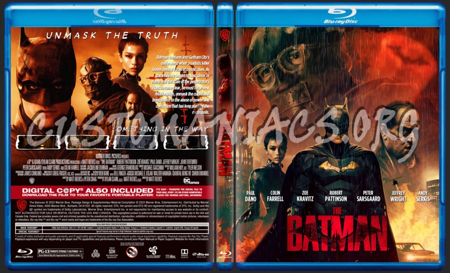 The Batman blu-ray cover