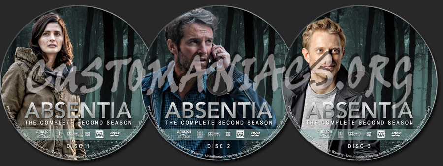 Absentia - Season 2 dvd label