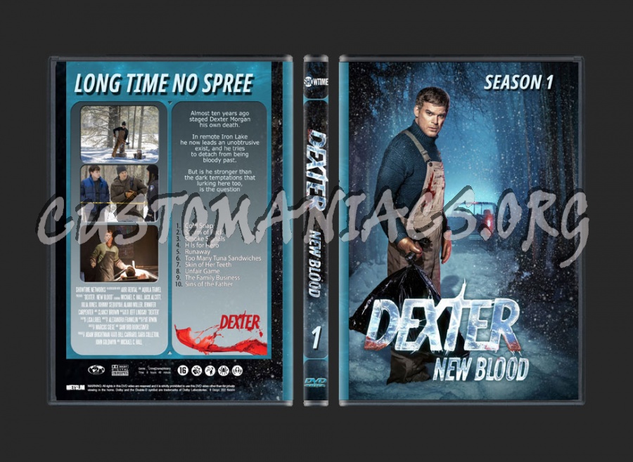 Dexter New Blood 24-3-2022 dvd cover