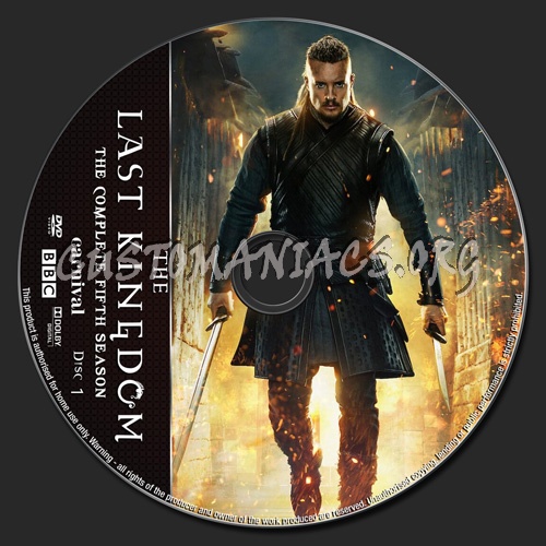 The Last Kingdom Season 5 dvd label