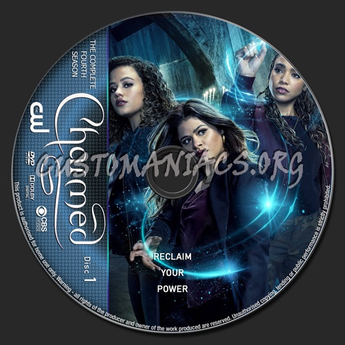 Charmed Season 4 dvd label