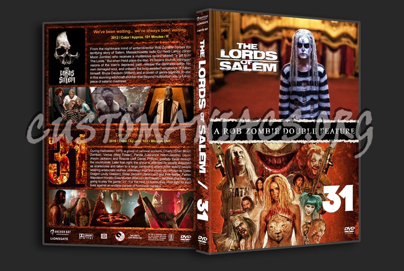 Rob Zombie Double Feature dvd cover