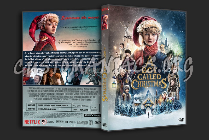 A Boy Called Christmas dvd cover