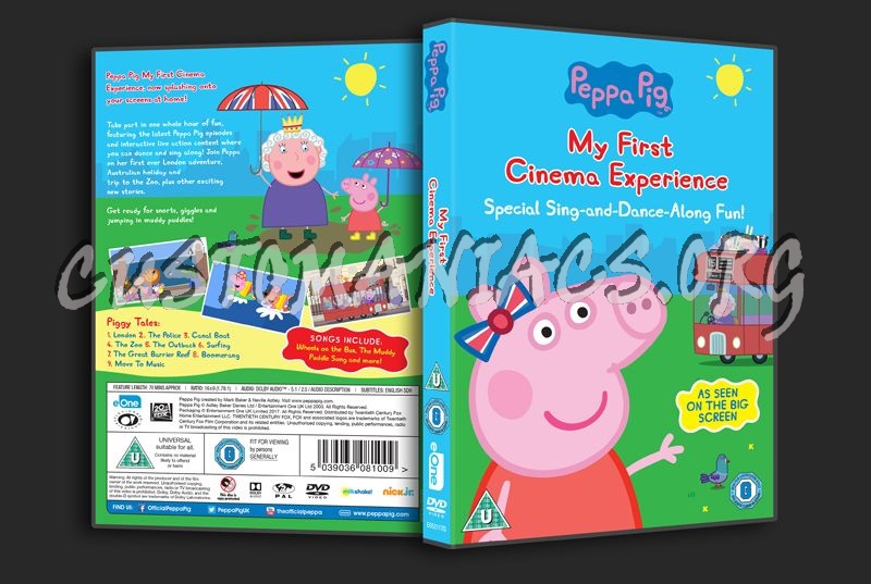 Peppa Pig My First Cinema Experience dvd cover