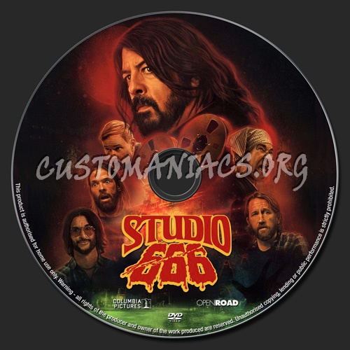 Studio 666 dvd label