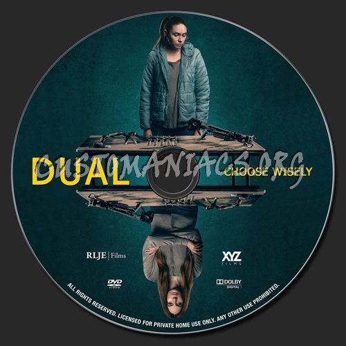 Dual dvd label