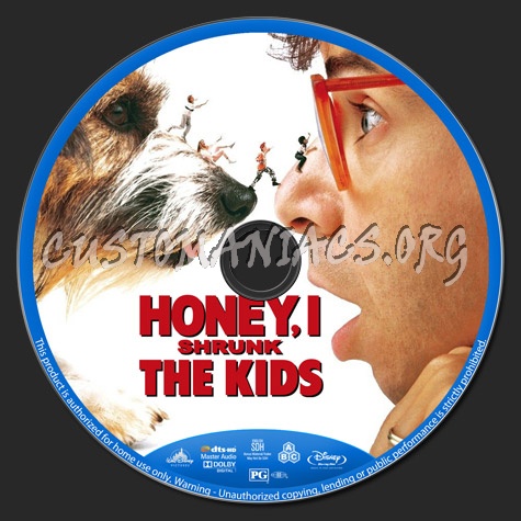 Honey, I Shrunk the Kids blu-ray label