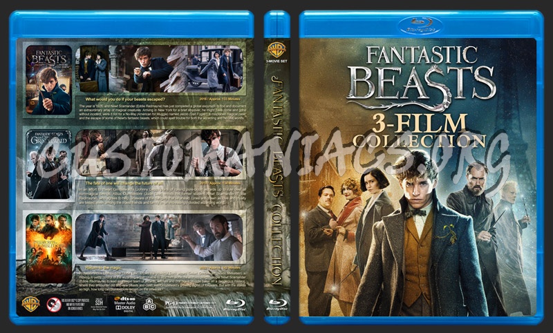 Fantastic Beasts Collection blu-ray cover