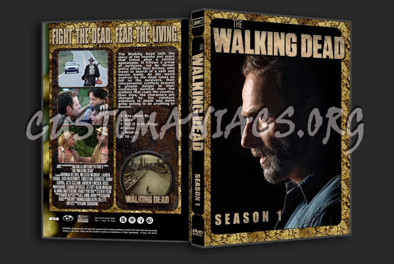 The Walking Dead Season 1 dvd cover