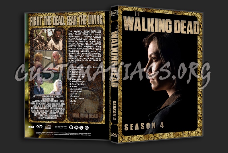 The Walking Dead Season 4 dvd cover