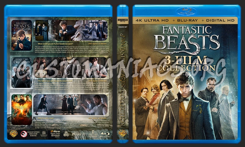 Fantastic Beasts Collection (4K) blu-ray cover