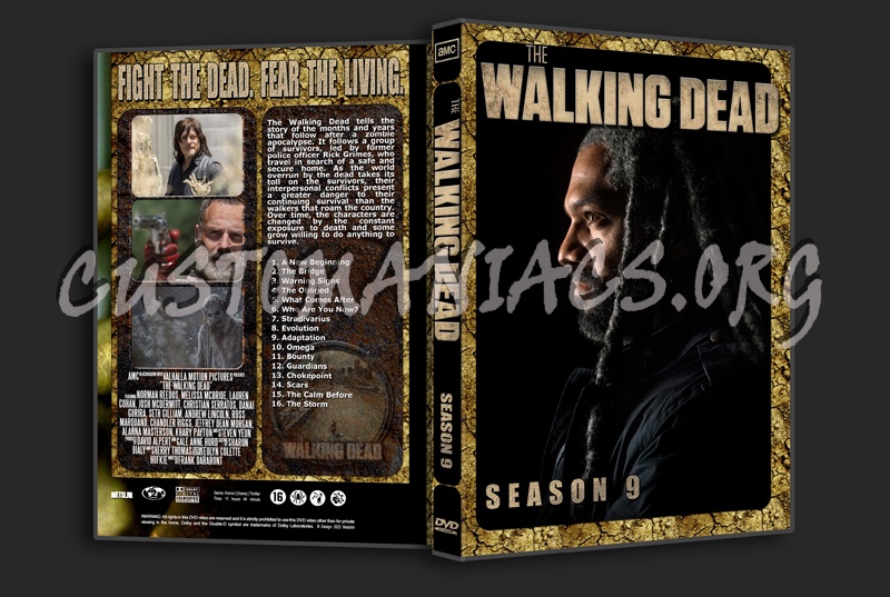 The Walking Dead Season 9 dvd cover