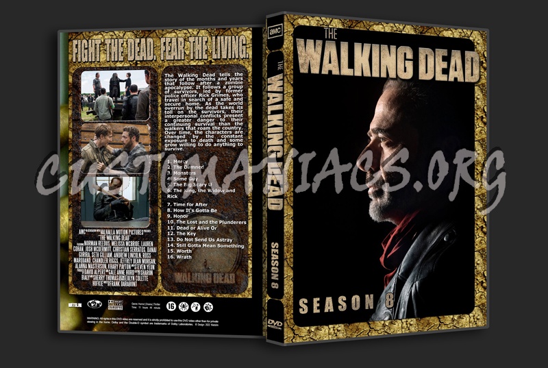 The Walking Dead Season 8 dvd cover