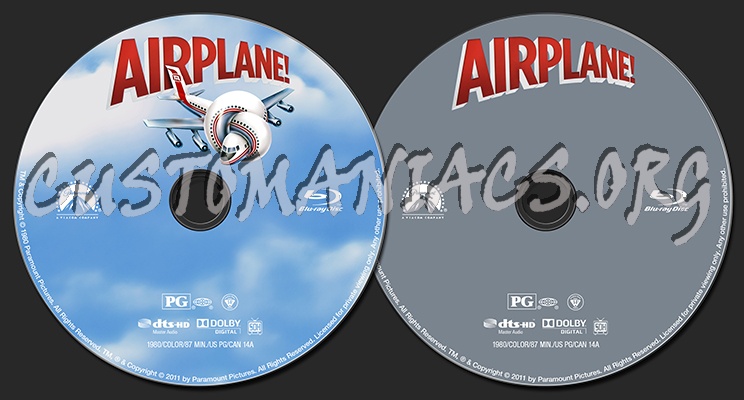 Airplane! blu-ray label